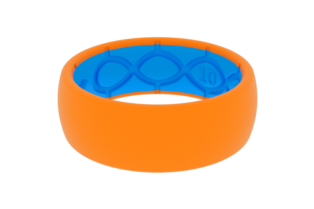 Solid Blaze Orange Ring