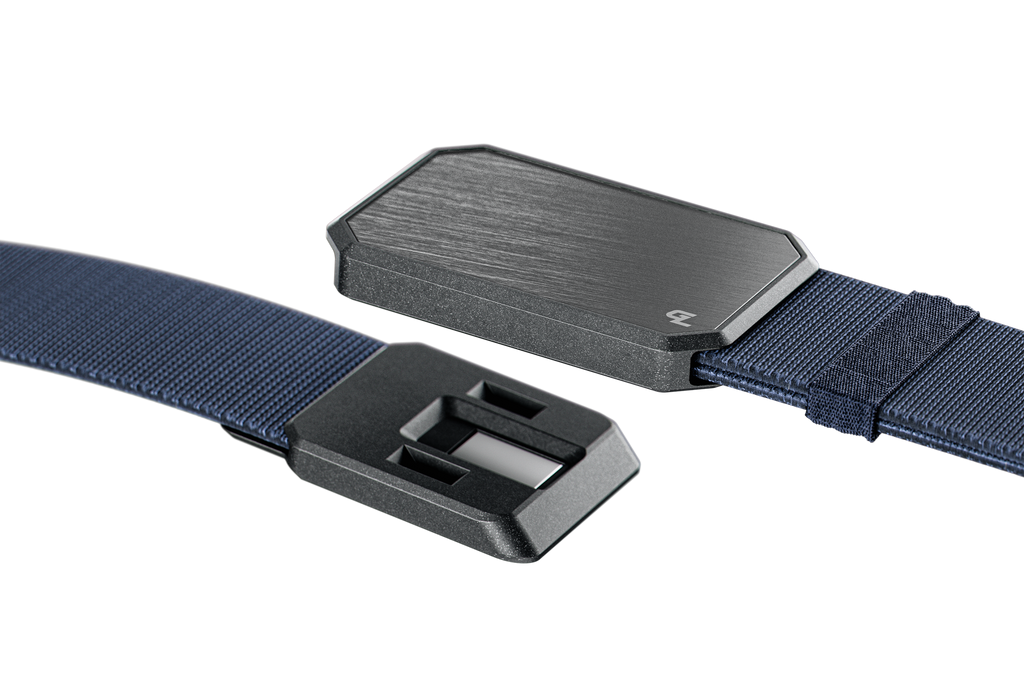 Groove Belt Gun Metal/Abyss Navy
