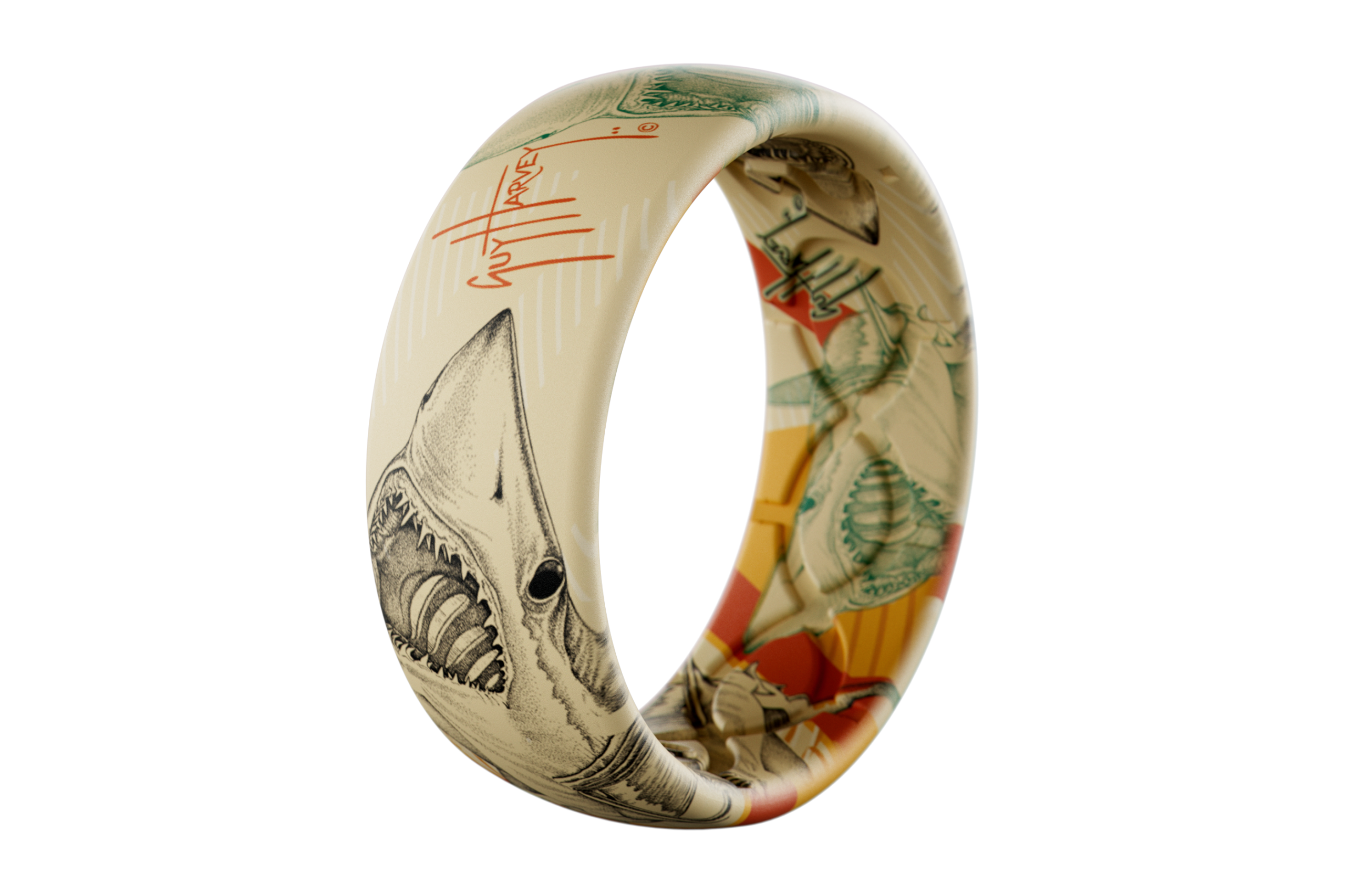 Guy Harvey Mako Shark Ring