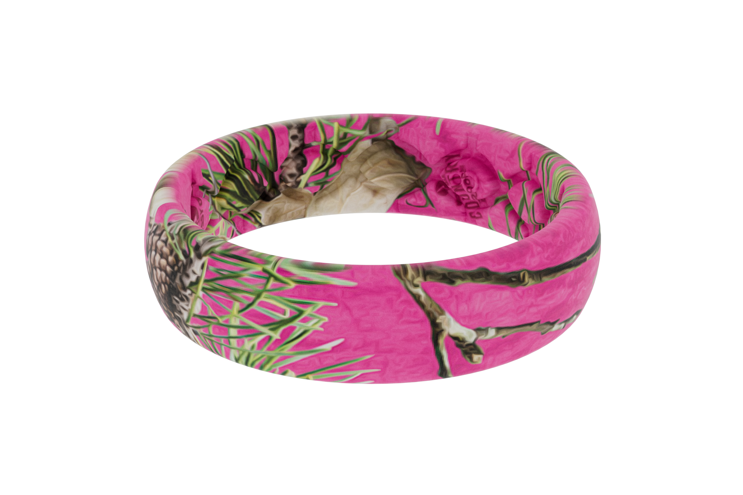 Mossy Oak Country Roots - Hot Pink Camo Thin Ring