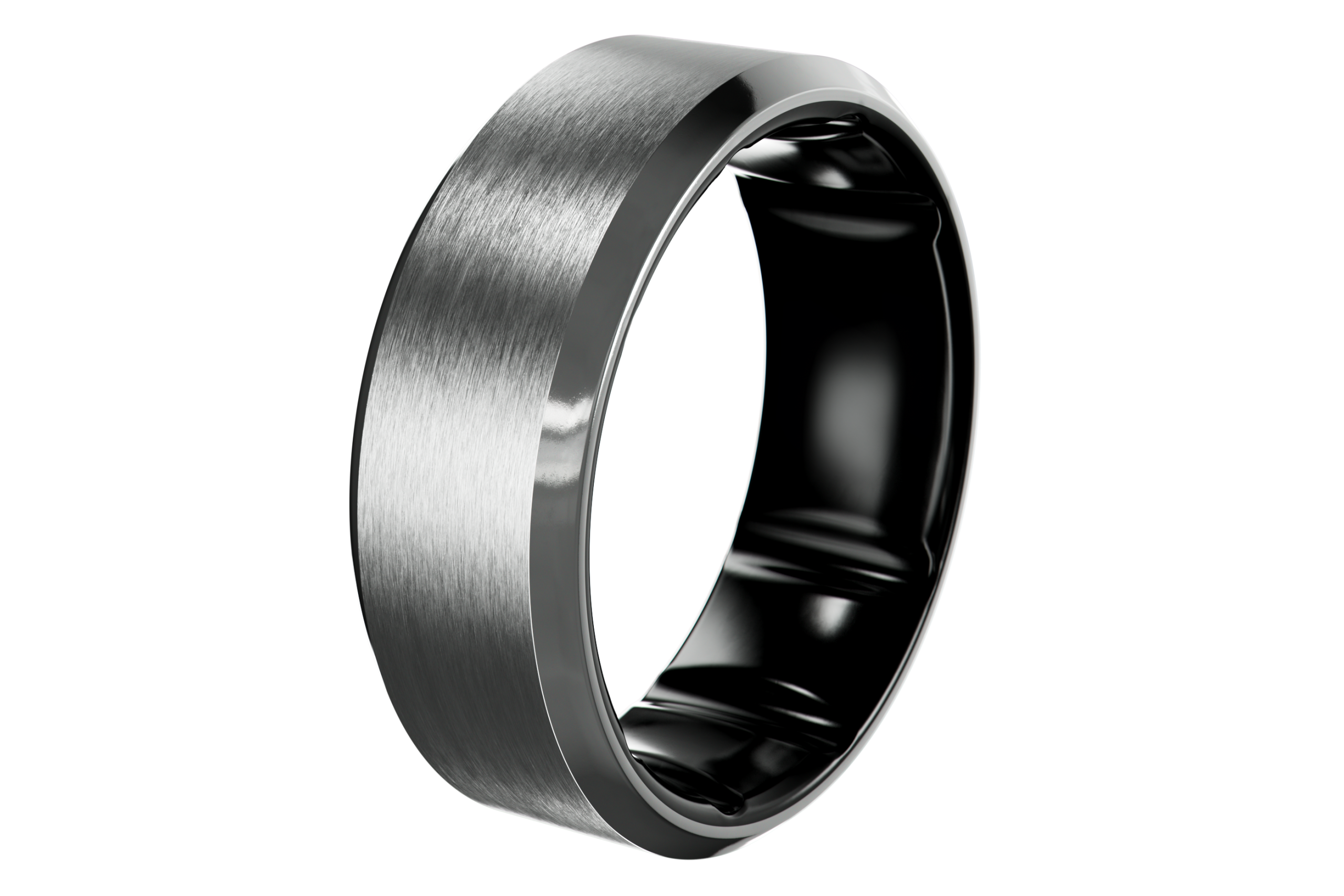 Groove Ring® Tungsten - Platinum