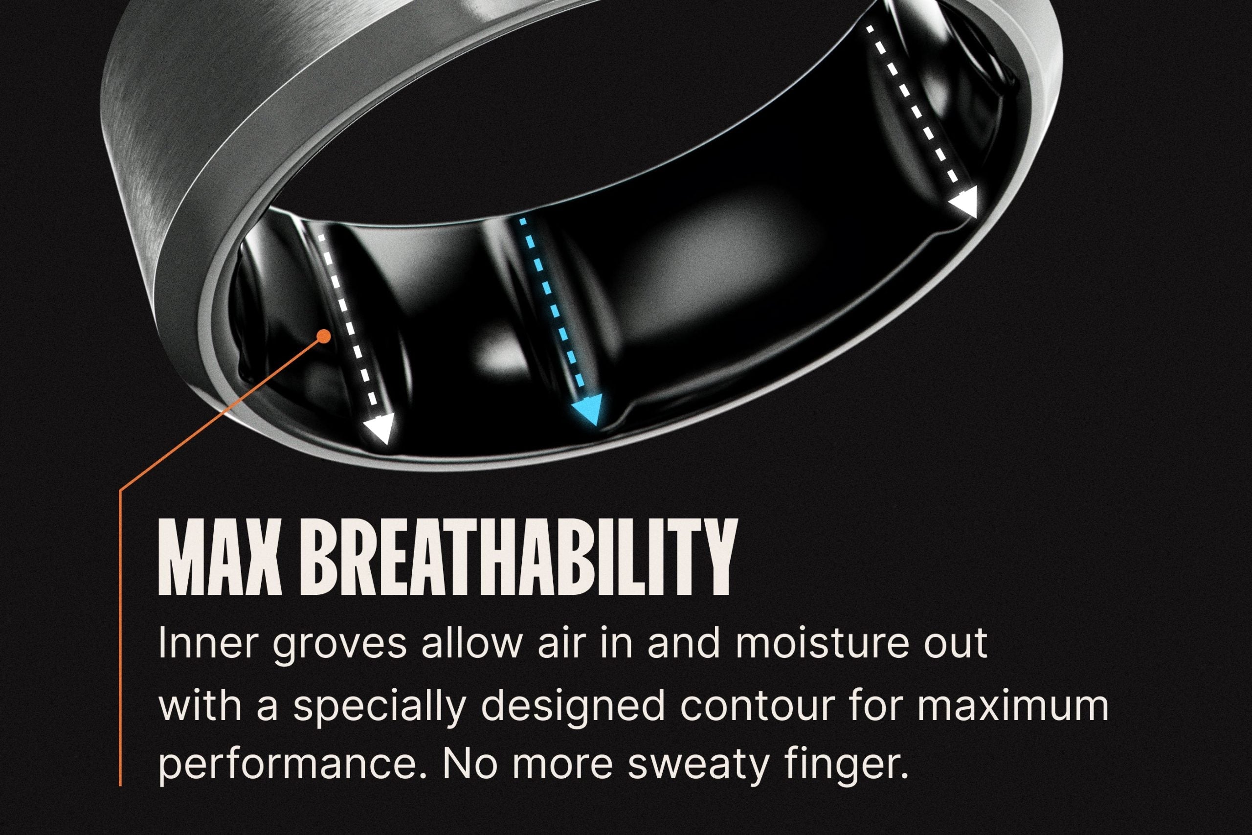 Groove Ring® Tungsten - Black