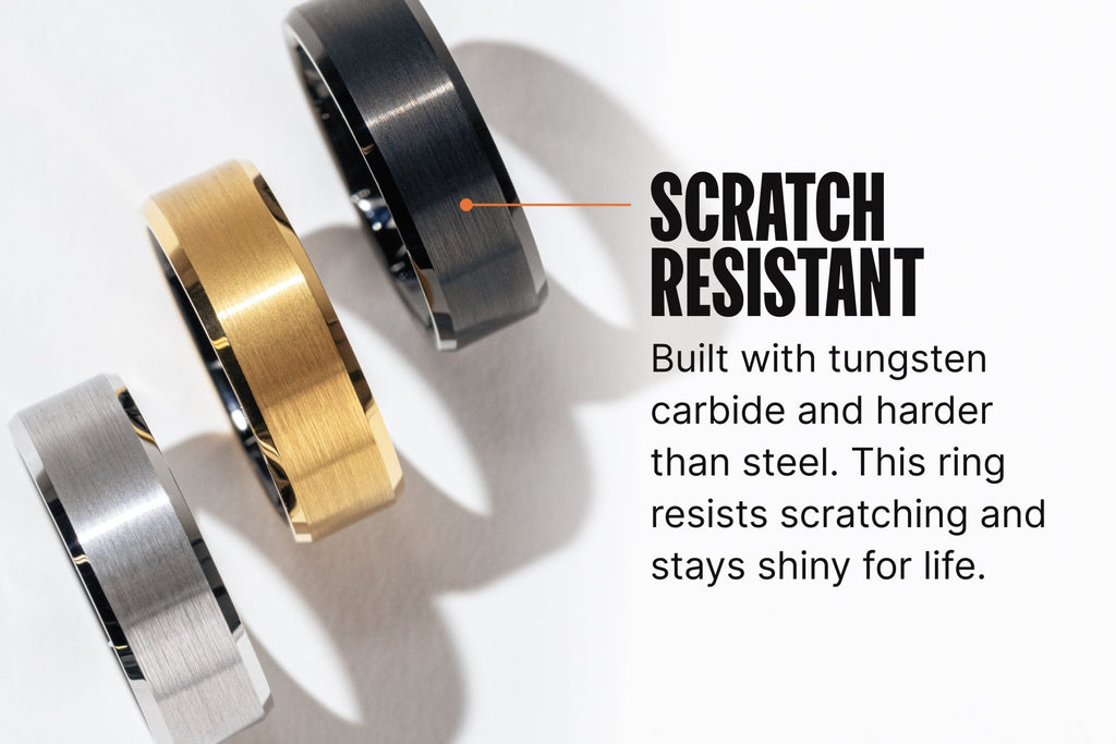 Groove Ring® Tungsten - Black