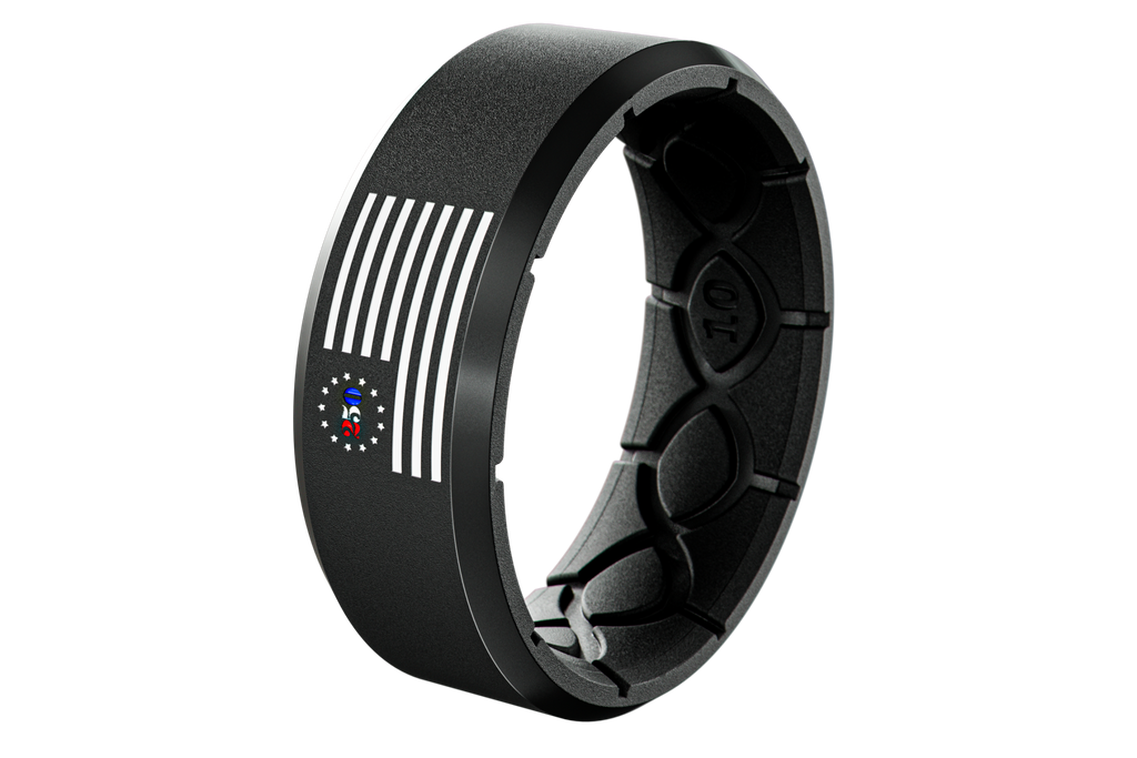 Zeus Edge 250th Flag Ring