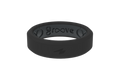 Zeus Midnight Black Thin Ring